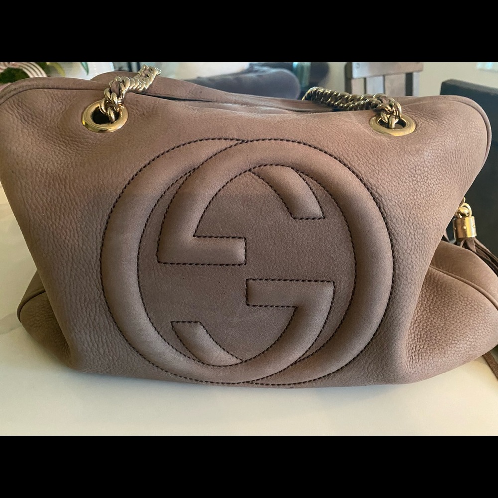Gucci soho Nubuck leather